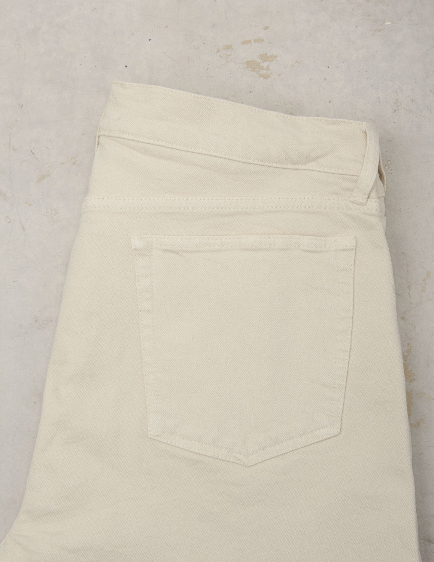 Wade Garment Dyed Five Pocket Pant in Natural