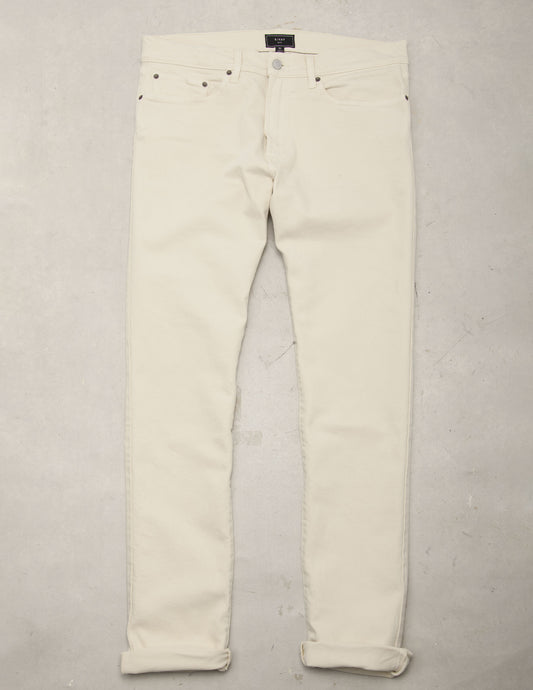 Wade Garment Dyed Five Pocket Pant in Natural