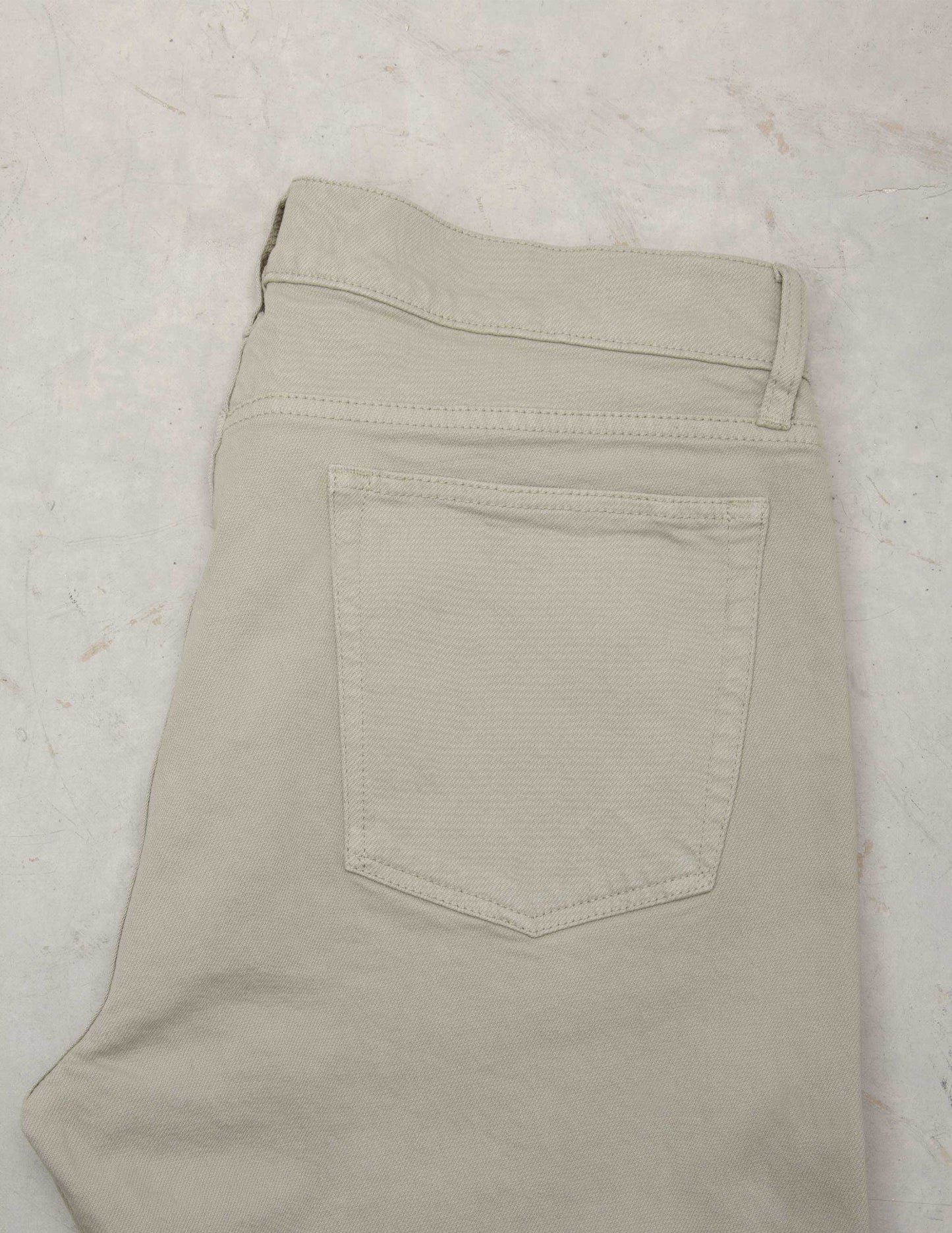 Wade Garment Dyed Five Pocket Pant in Stone Grey