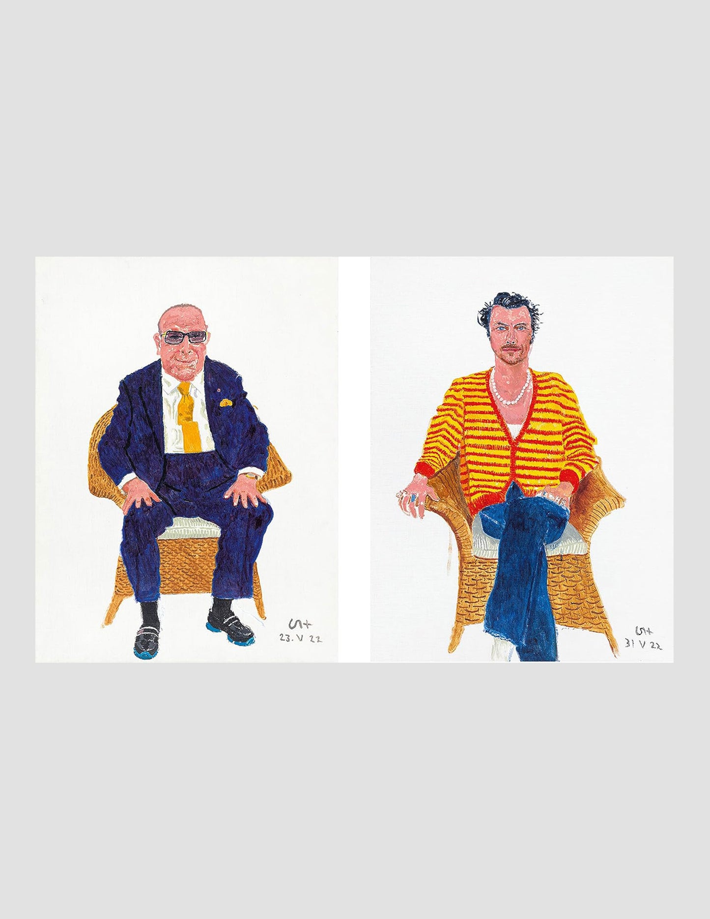 DAVID HOCKNEY: NORMANDY PORTRAITS