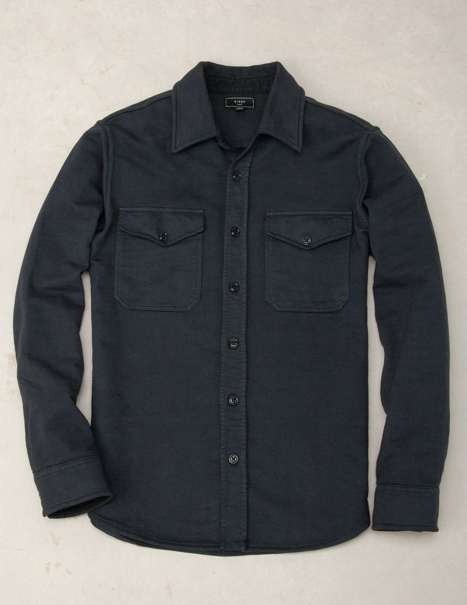 The Deck French Terry Utility Knit Shirt 