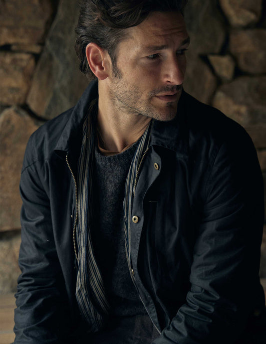 Rivay Delaney Waxed Cotton Mens Jacket