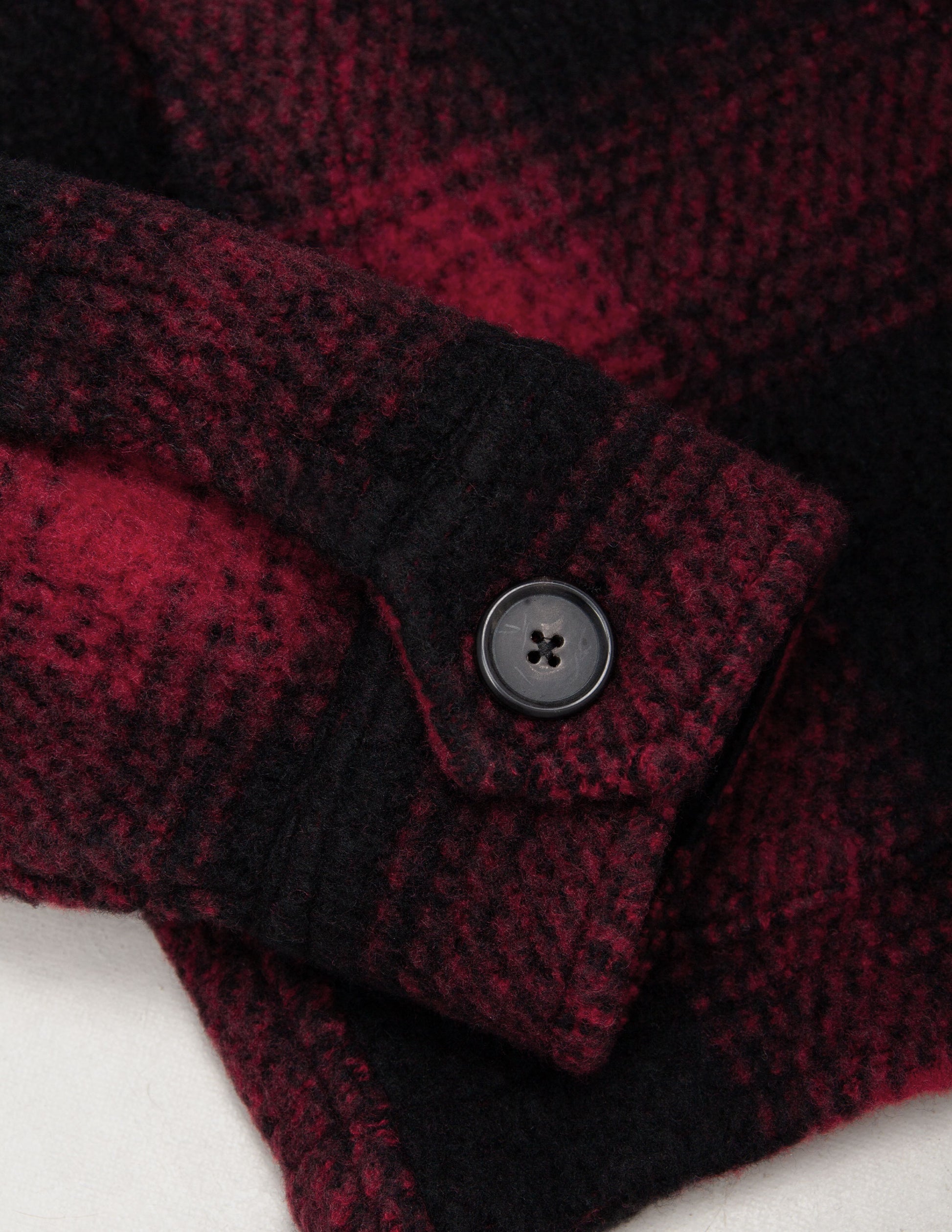 Rivay Hale Wool Cardigan in Buffalo Plaid