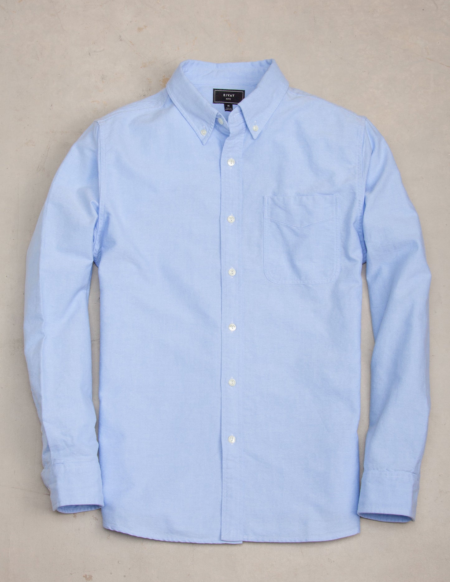 Shaw Selvedge Oxford Button Down in Classic Blue