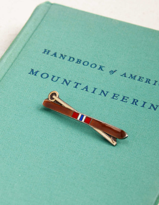 Vintage Sterling Silver Ski Pin